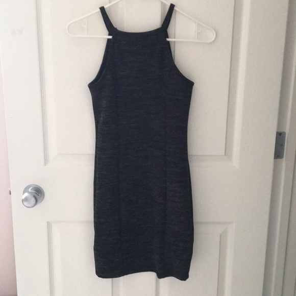 Garage Dark Grey Bodycon Dress - Picture 2 of 3